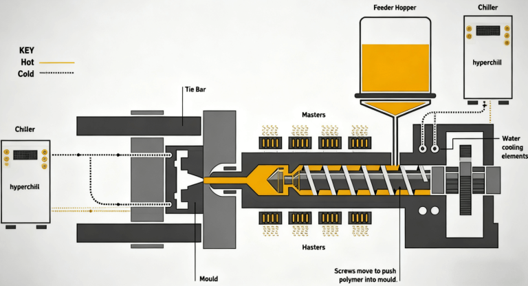Injection molding cycle profile optimization: pressure, hold and ...