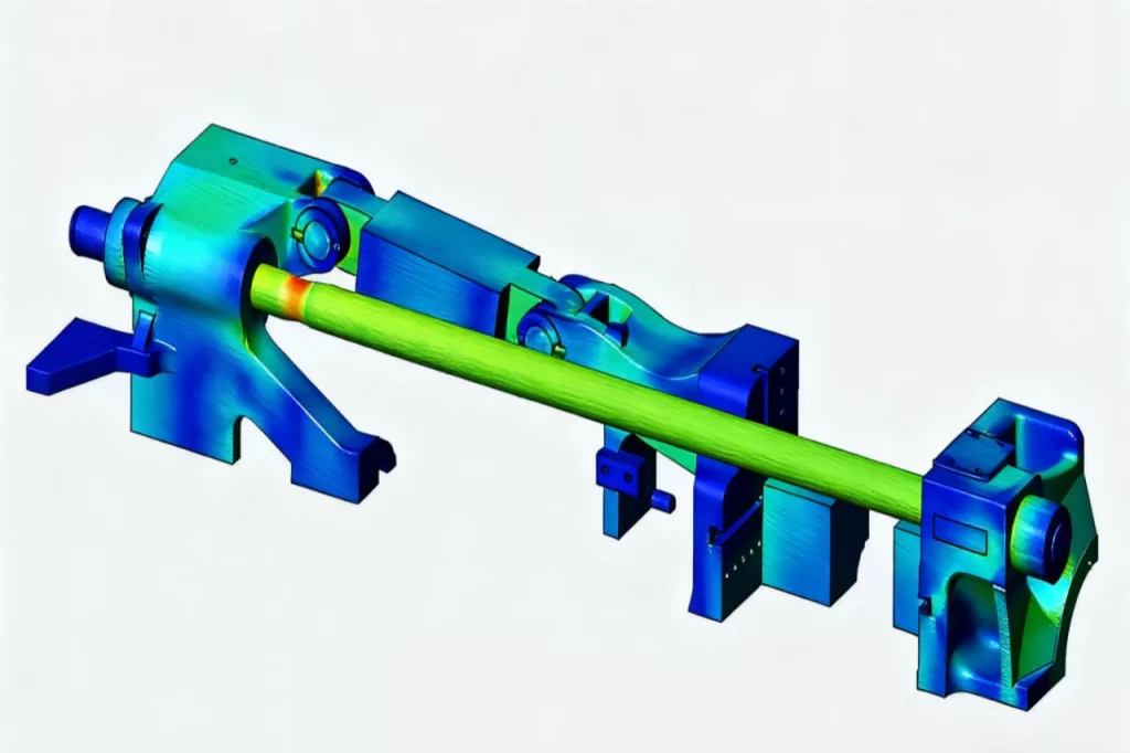 High-rigidity platens based on stress analysis 2