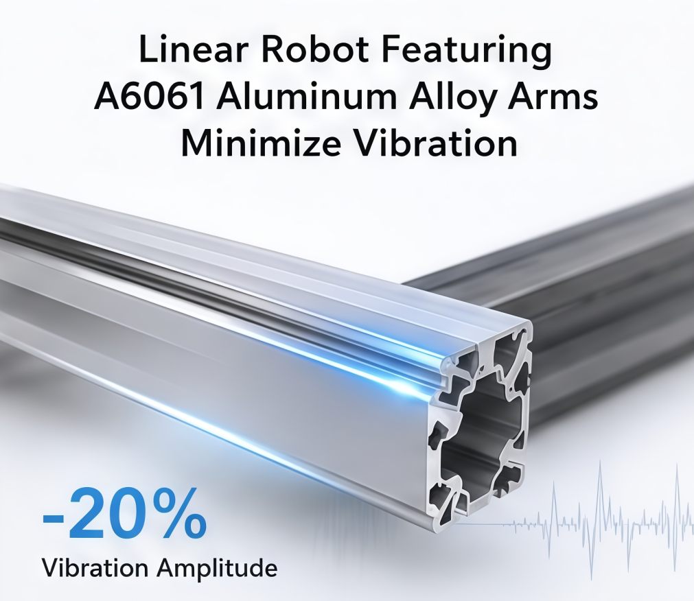 Linear Robot Featuring A6061 Aluminum Alloy Arms Minimize Vibration
