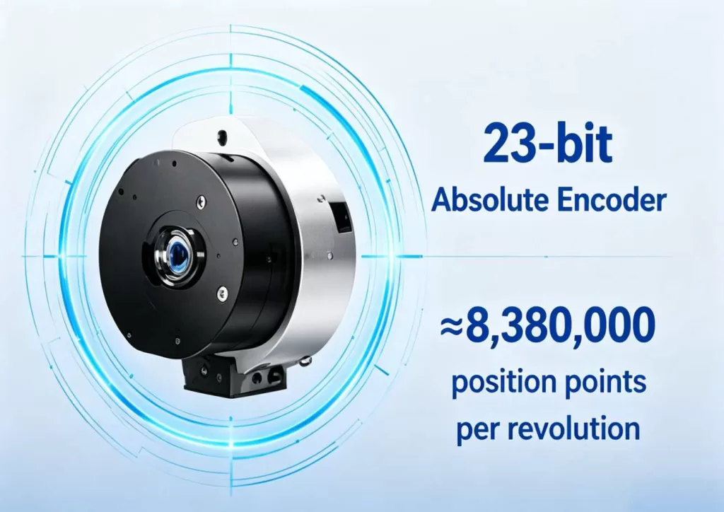 23-Bit Absolute Encoder for Micrometer-Level Repeatability