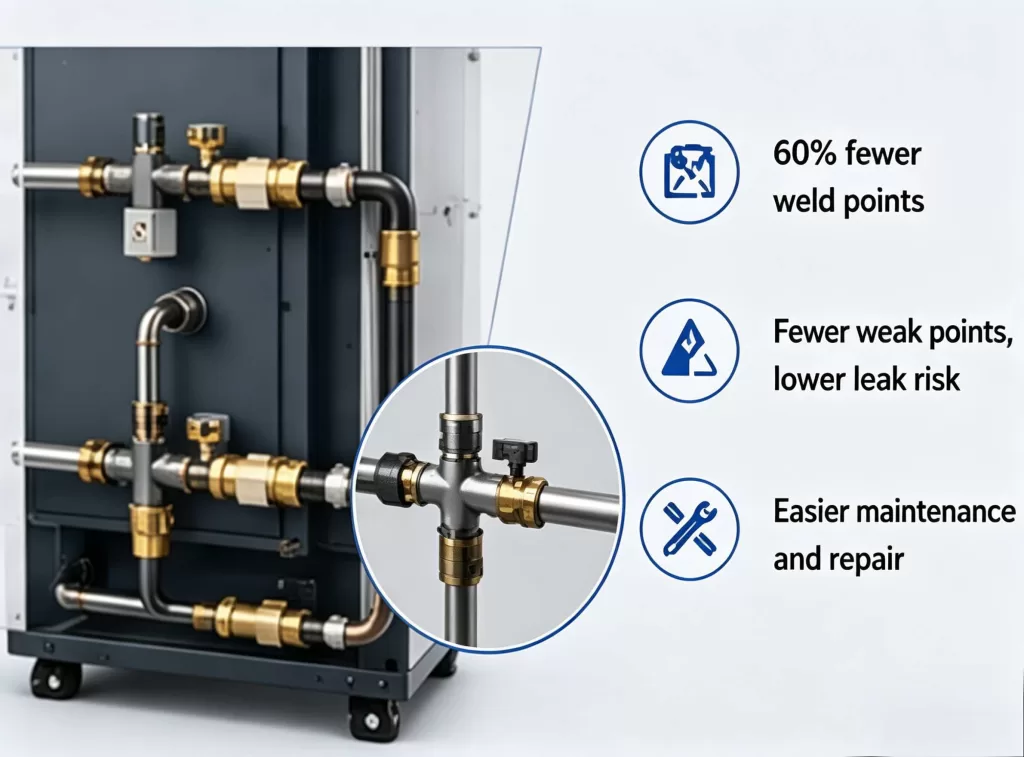 Modular Connection Design Enhances Air-Cooled Chiller Stability