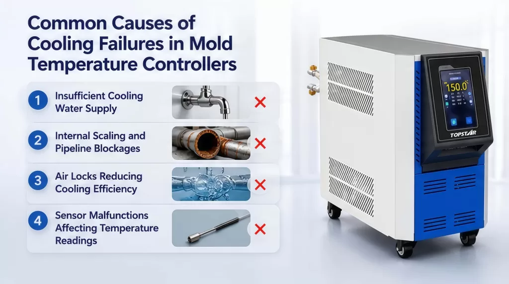 Common Causes of Cooling Failures in Mold Temperature Controllers