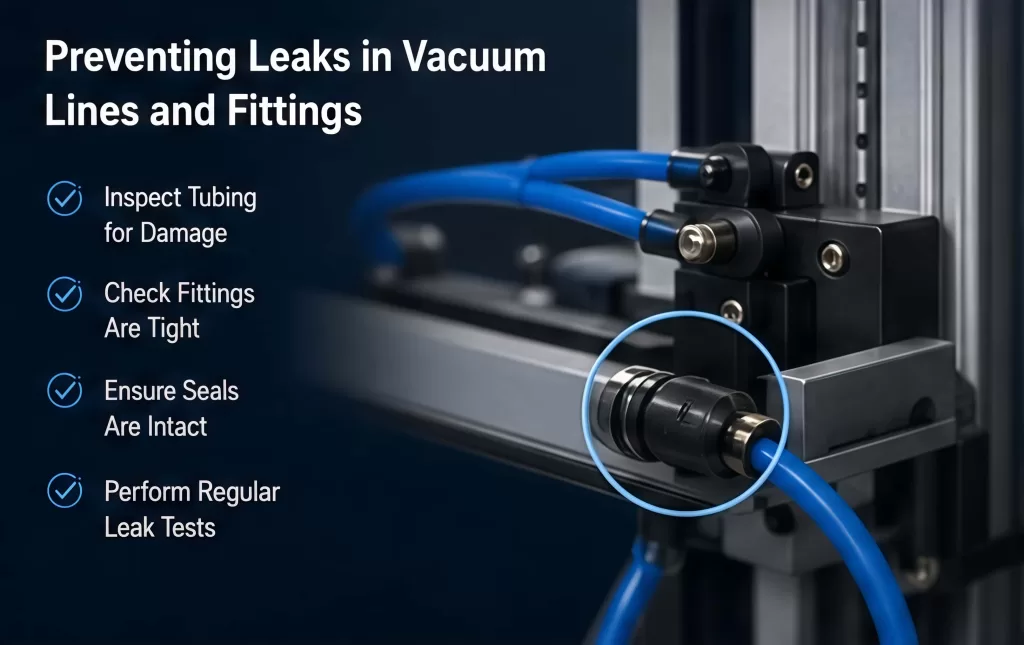 Preventing Leaks in Vacuum Lines and Fittings