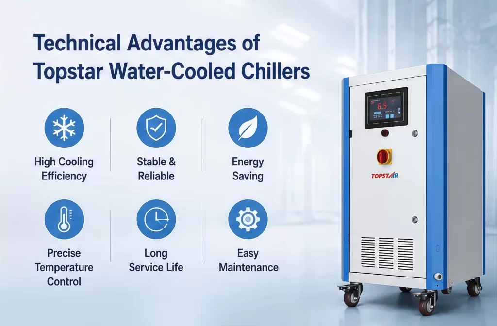 Technical Advantages of Topstar Water-Cooled Chillers