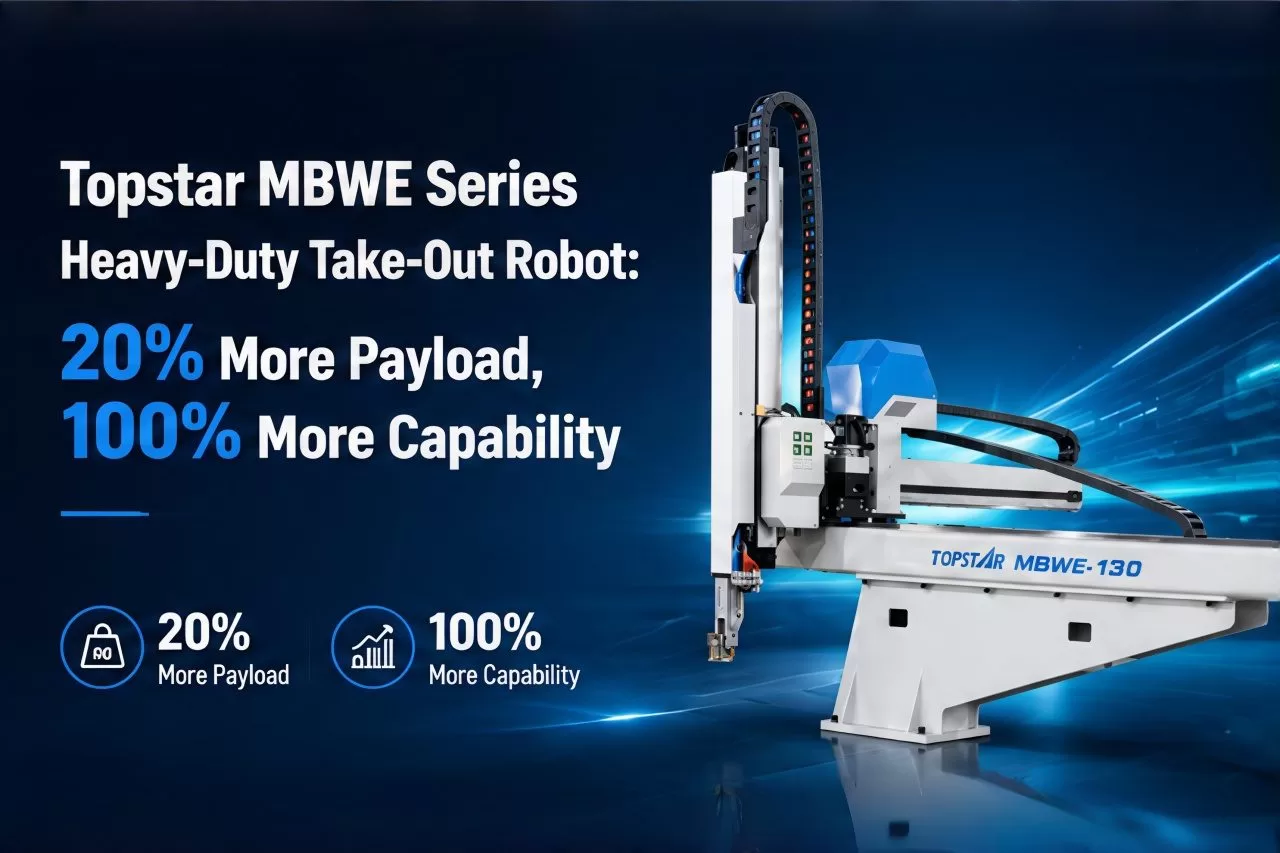 Topstar MBWE Series Heavy-Duty Take-Out Robot 20% More Payload, 100% More Capability
