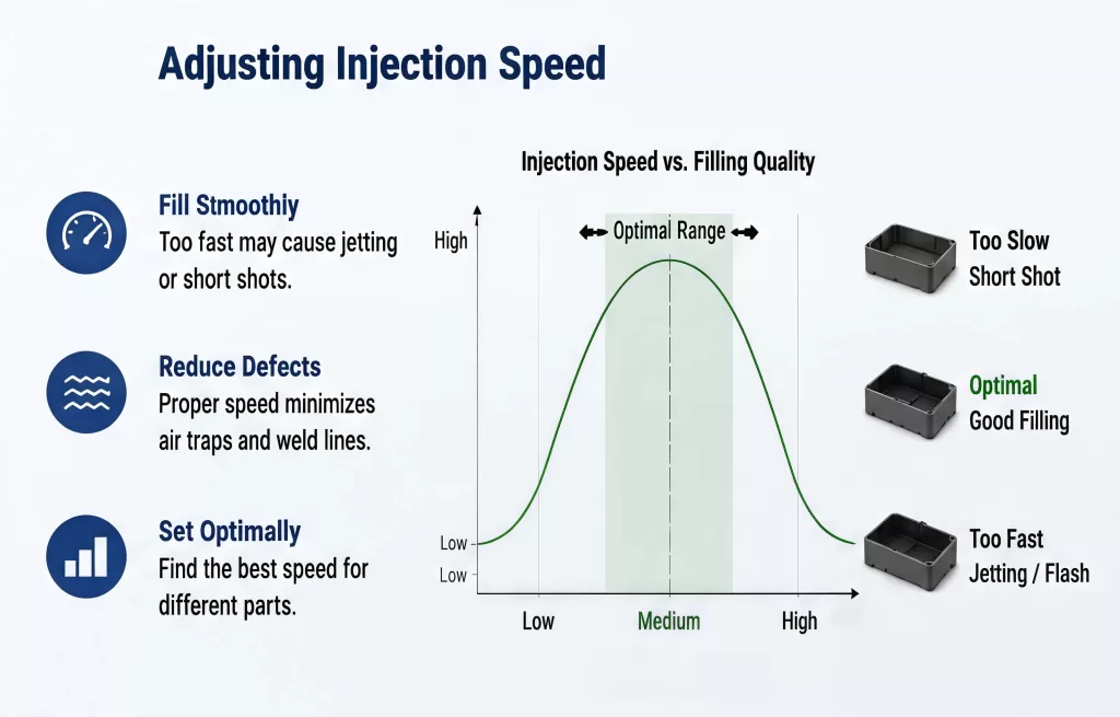 Adjusting Injection Speed