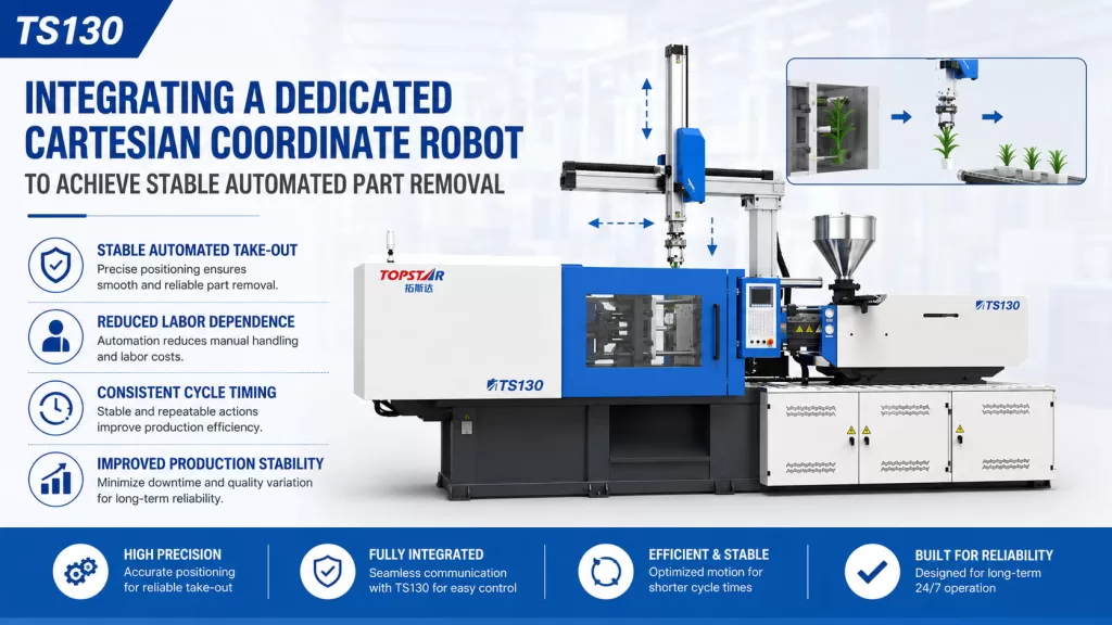 Integrating a Dedicated Cartesian Coordinate Robot to Achieve Stable Automated Part Removal