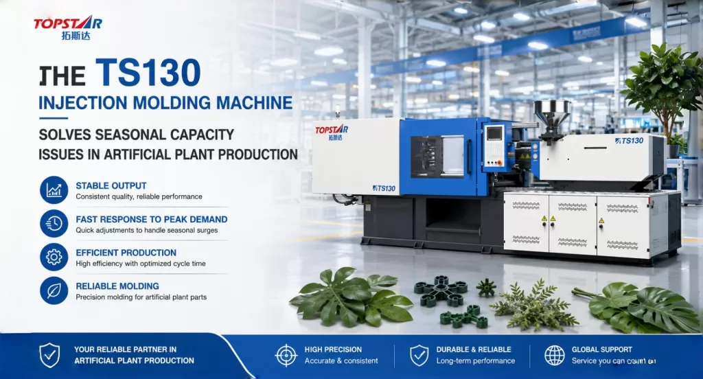 TS130 Injection Molding Machine Solves the Problem of Limited Per-Cycle Output