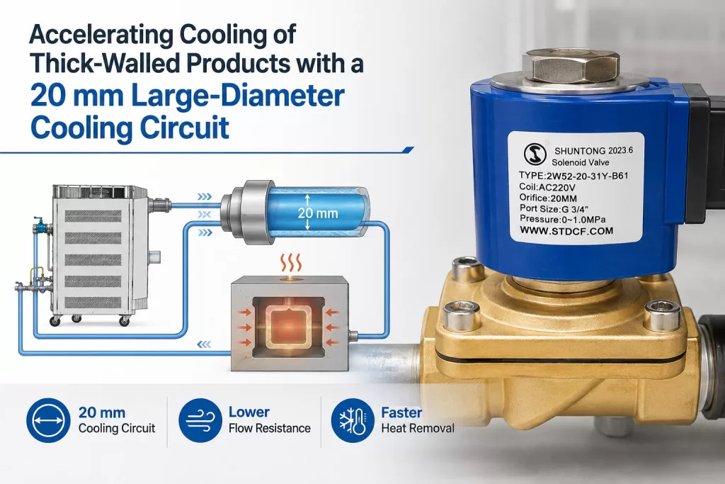 Accelerating Cooling of Thick-Walled Products with a 20 mm Large-Diameter Cooling Circuit