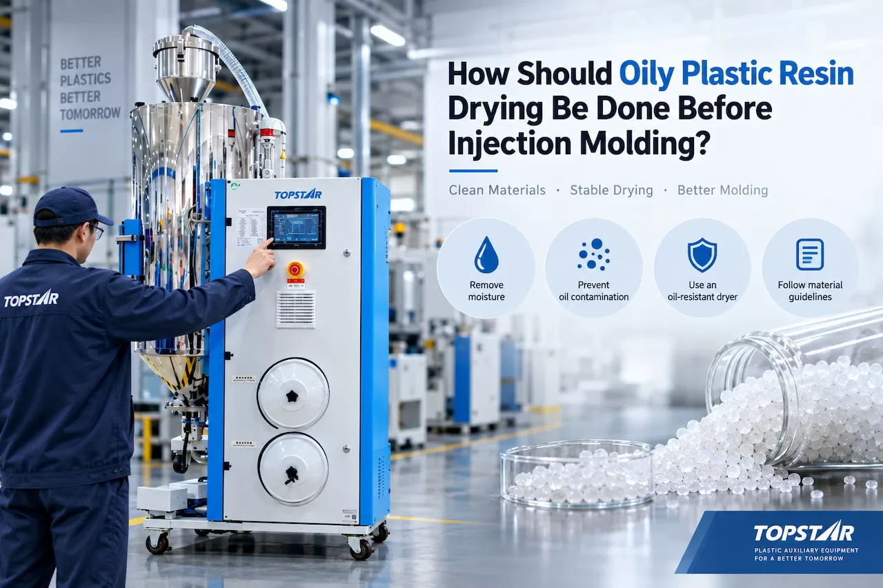 How Should Oily Plastic Resin Drying Be Done Before Injection Molding
