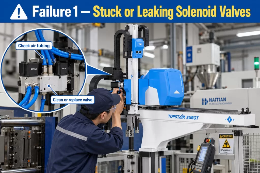Stuck or Leaking Solenoid Valves