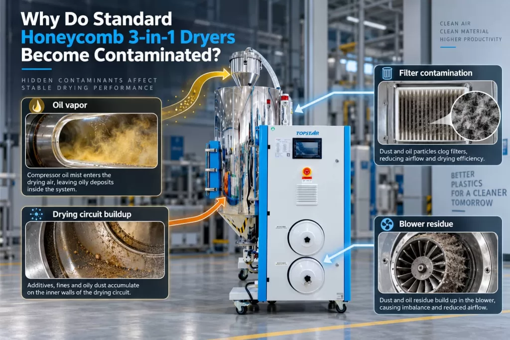 Why Do Standard Honeycomb 3-in-1 Dryers Become Contaminated