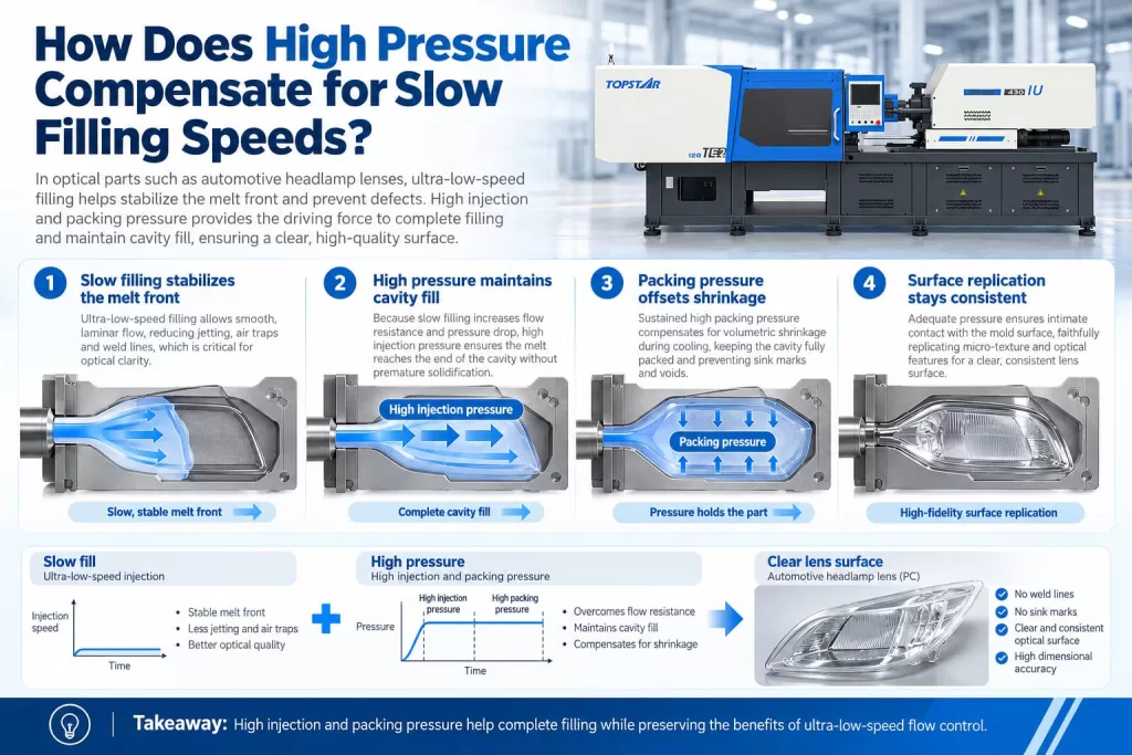 How Does High Pressure Compensate for Slow Filling Speeds