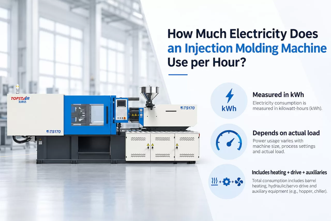 How Much Electricity Does an Injection Molding Machine Use per Hour