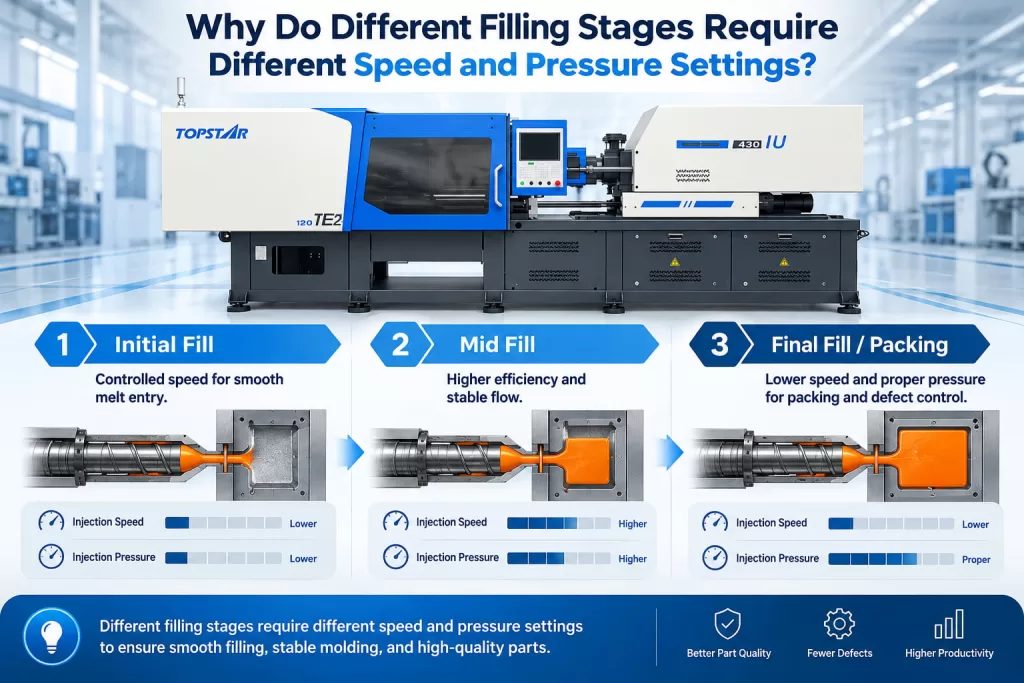 Why Do Different Filling Stages Require Different Speed and Pressure Settings